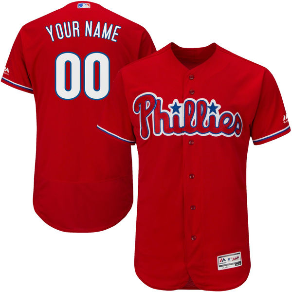 Men's Philadelphia Phillies Flex Base Custom Jersey MLBC0055